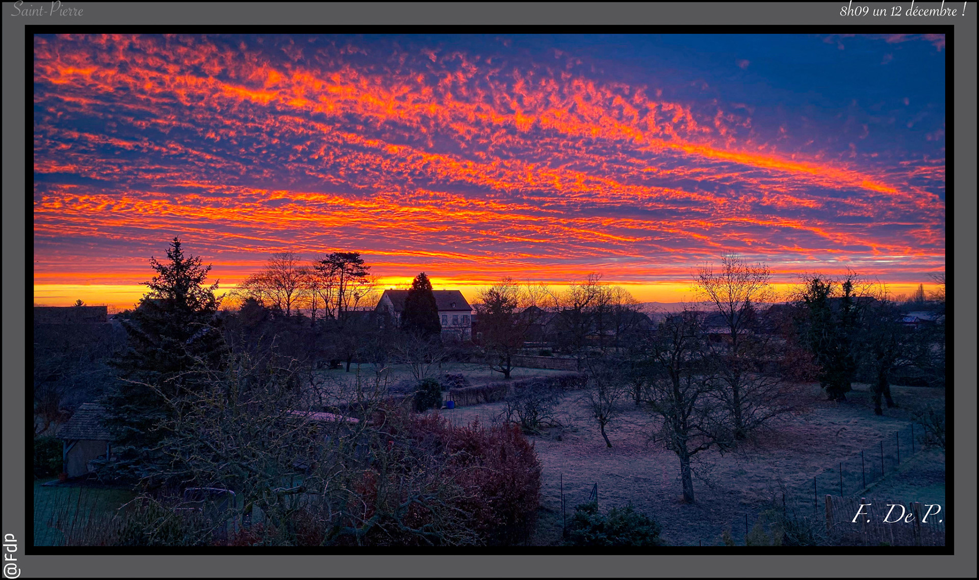 8h09 un 12 décembre !