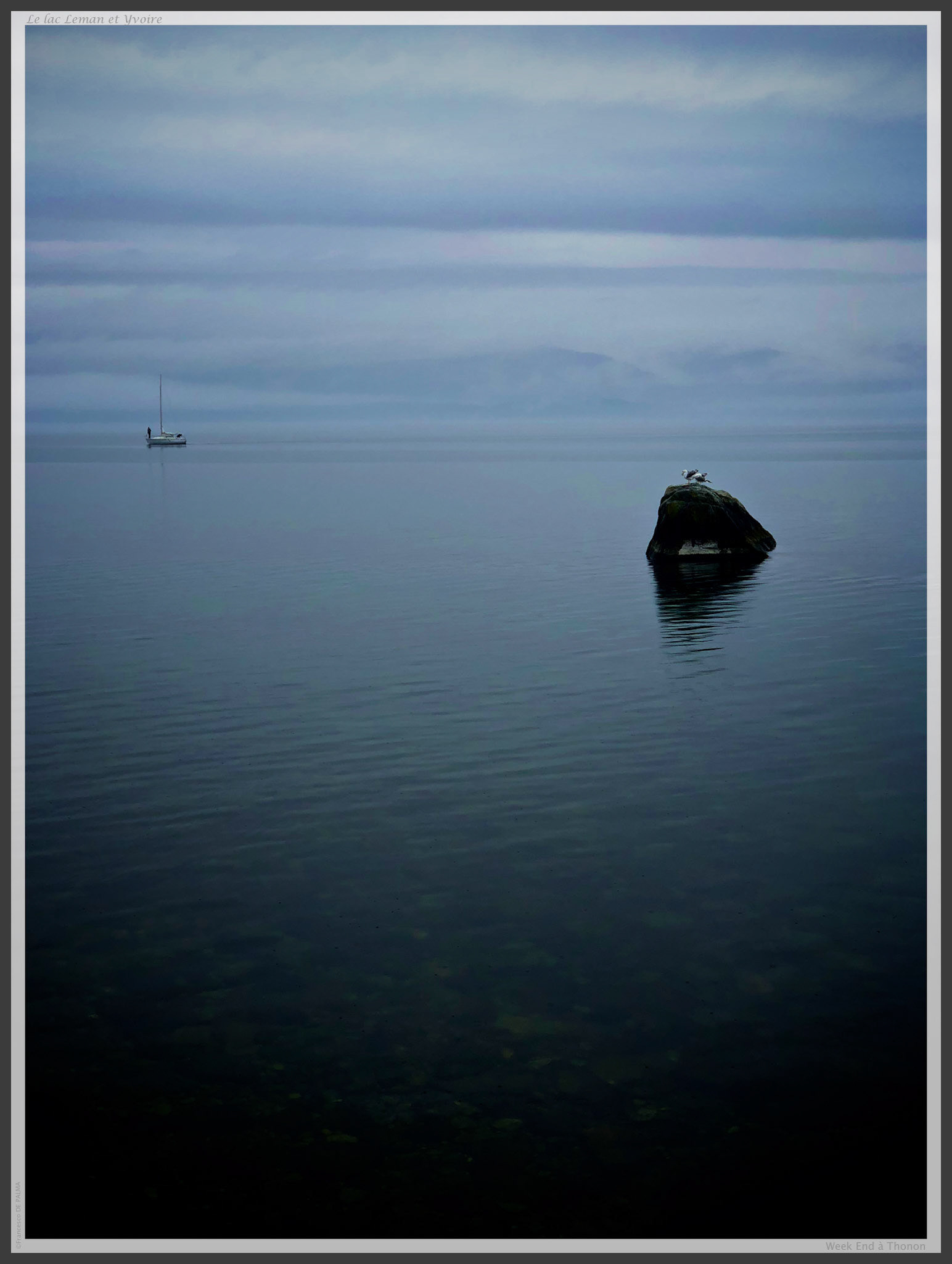 Le lac Leman et Yvoire