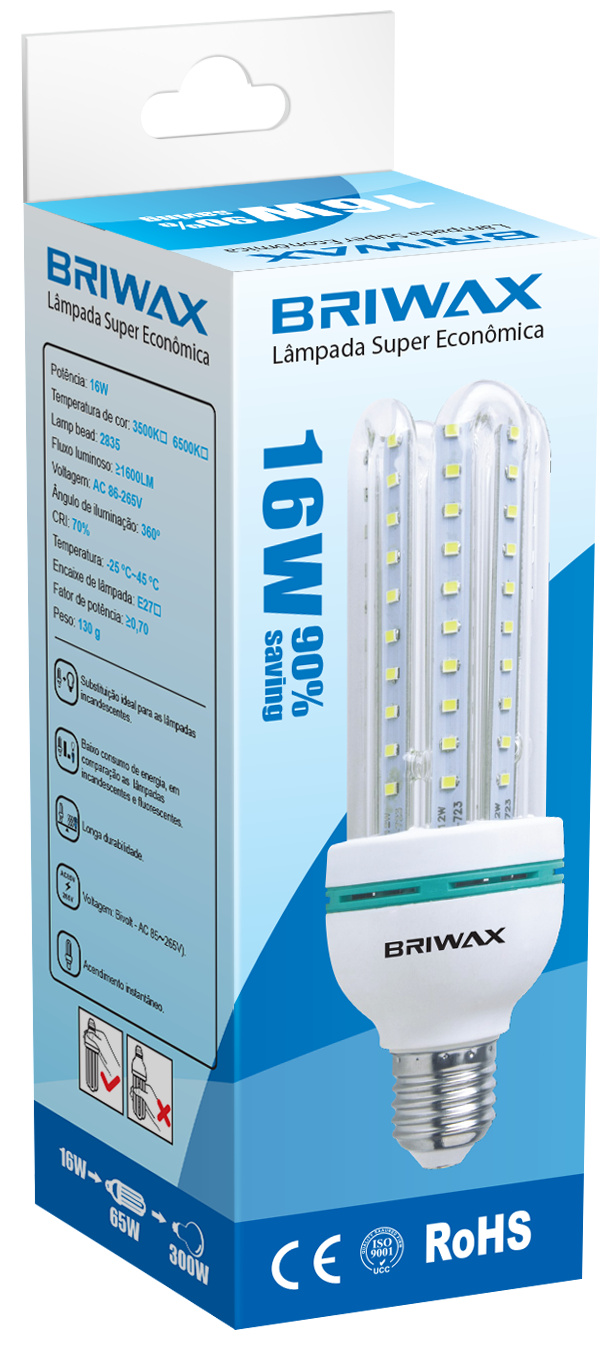 Embalagem - Lâmpadas e Iluminação