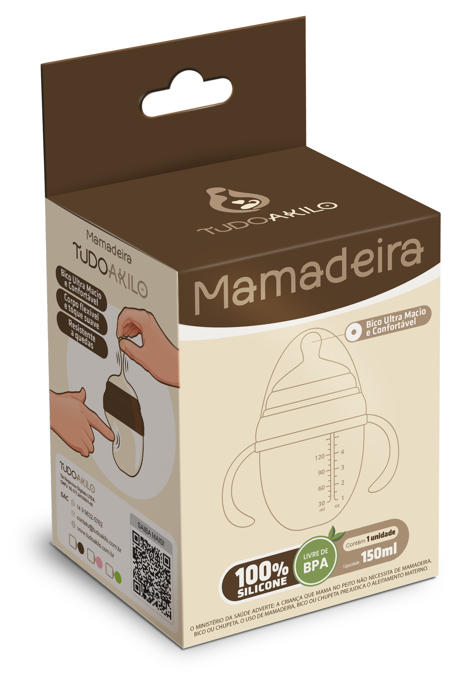 Caixa para mamadeira