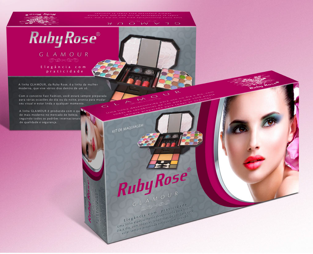 Embalagem - Linha cosméticos e maquiagem
