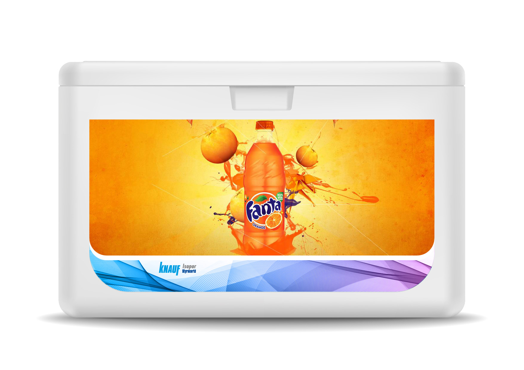 Rótulos para caixas - Fanta Laranja