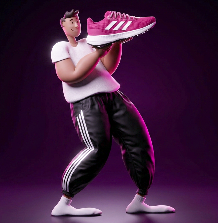 Adidas - Pink tênis