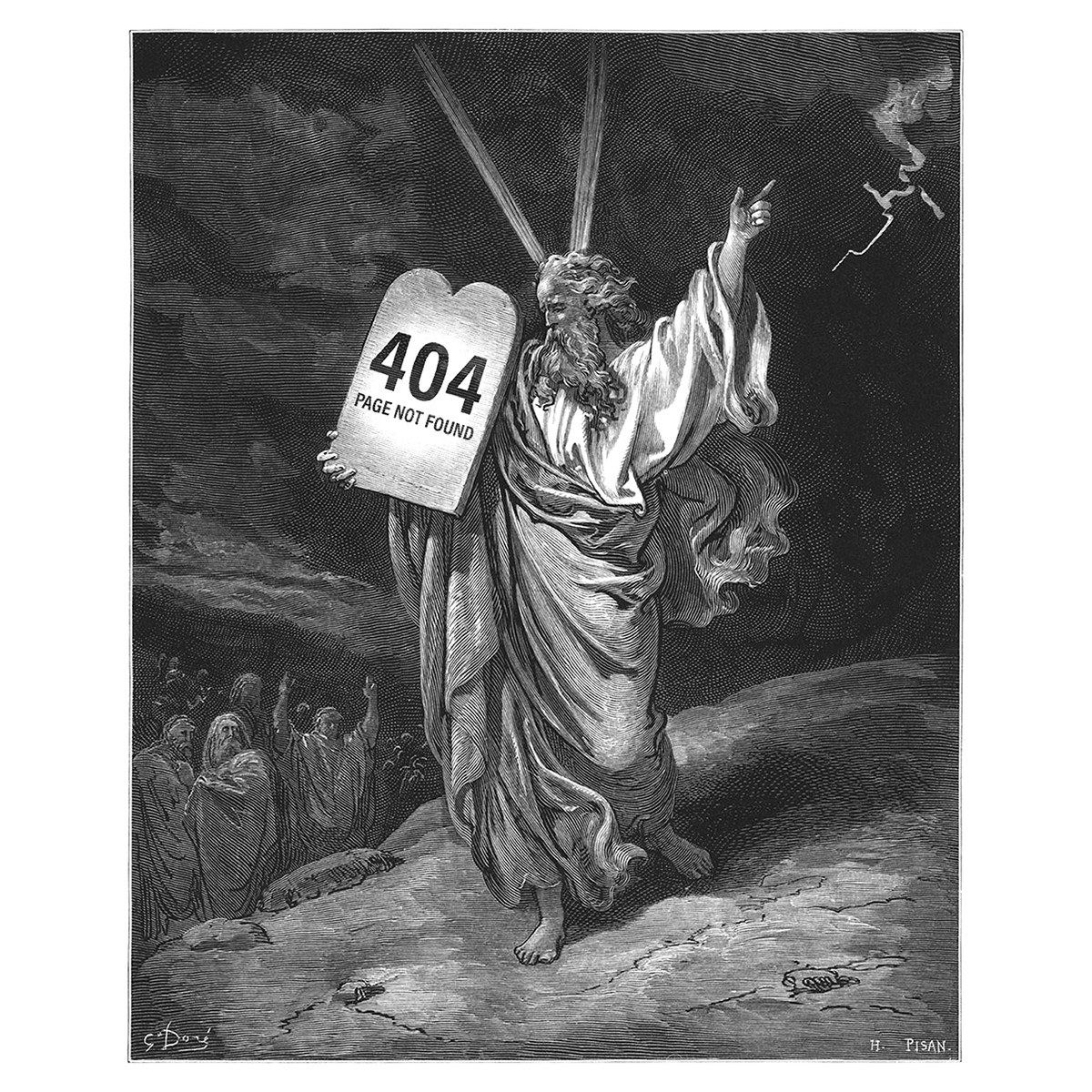 Ilustração adaptada para poster