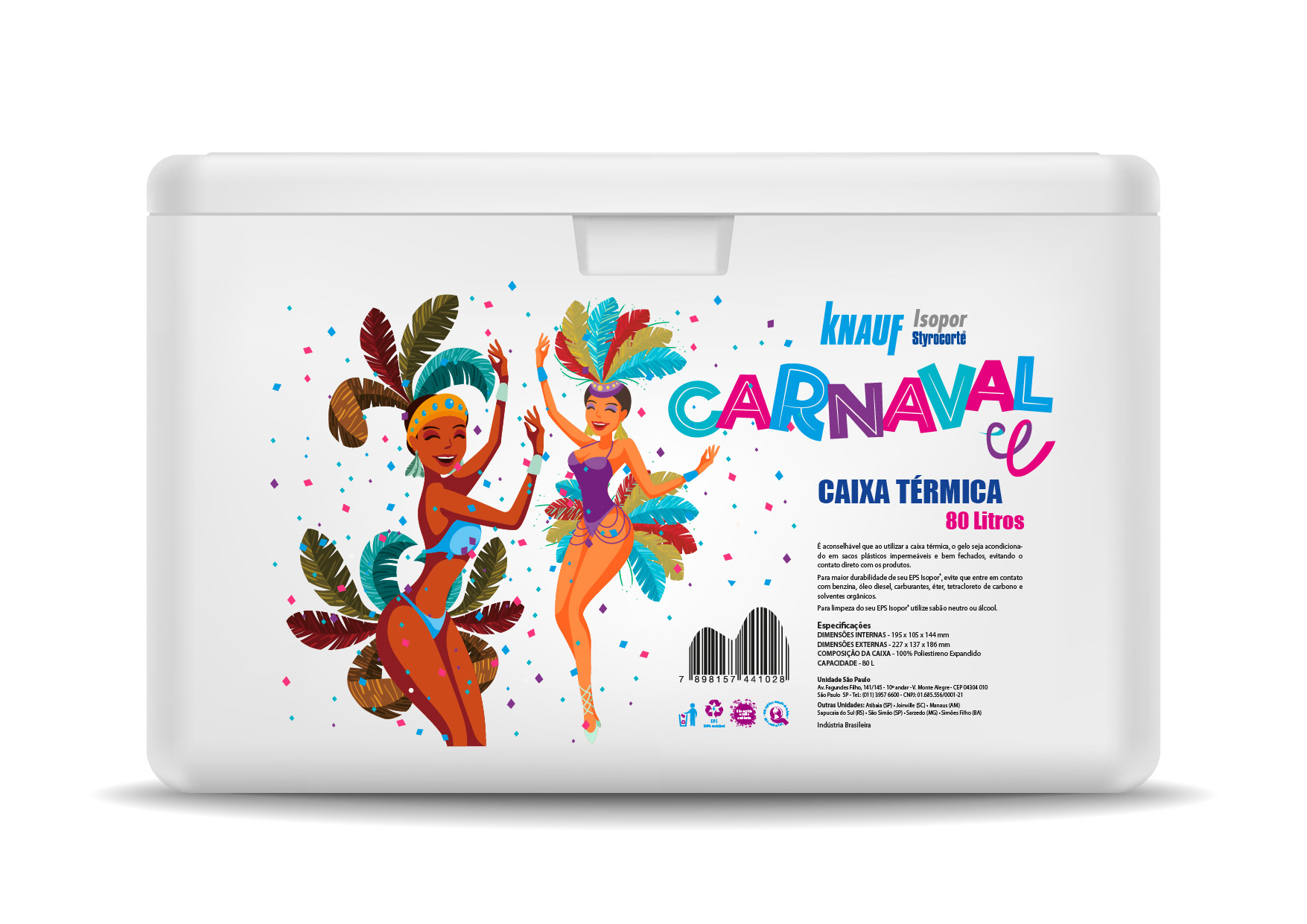 Rótulos para caixas - Carnaval