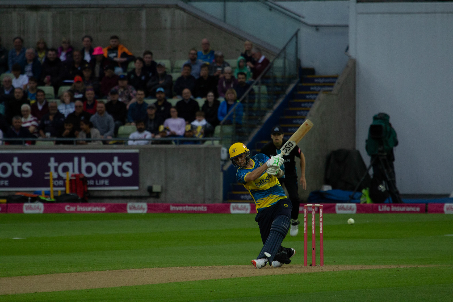 Olly Stone swipes across the line