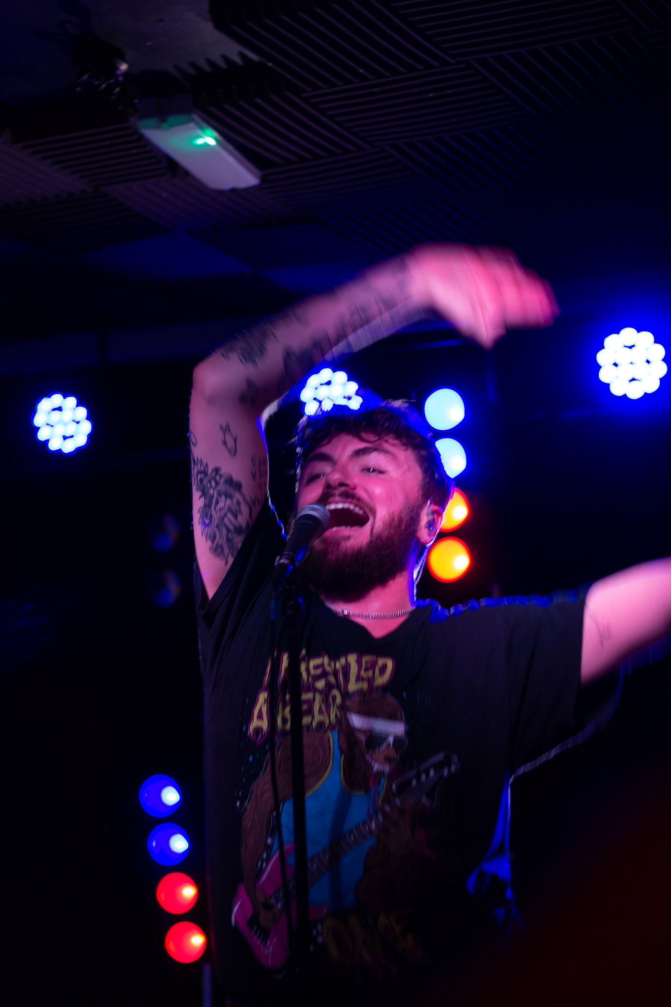 Adam of HYYTS gets the crowd going