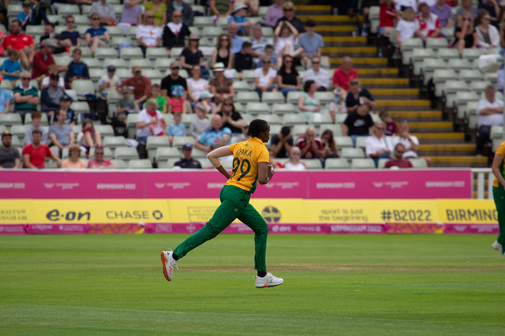 Khaka bowling for SA