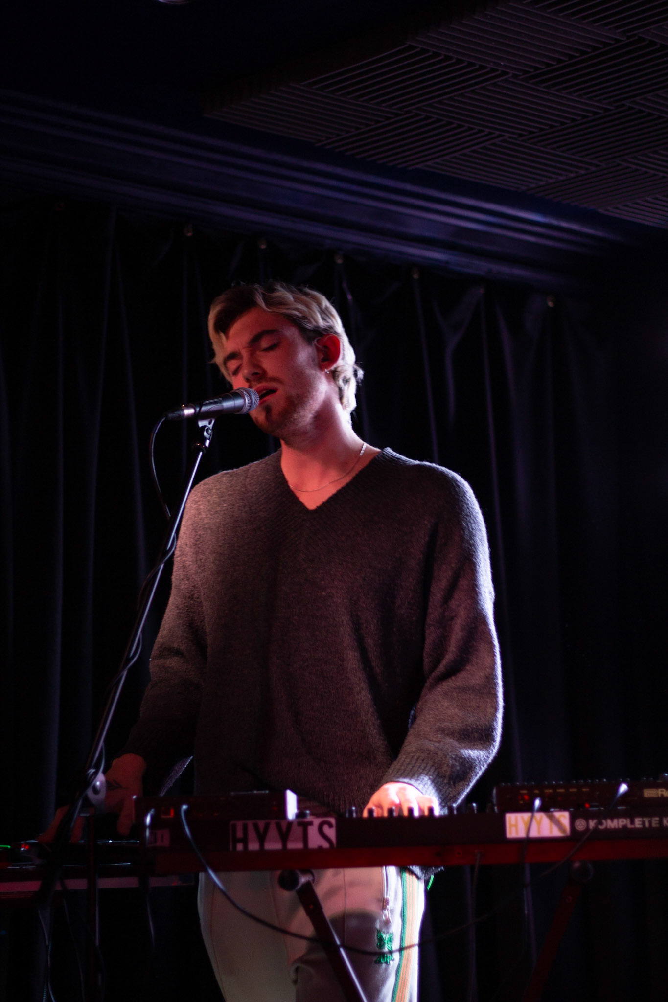 Sam of HYYTS providing backing vocals