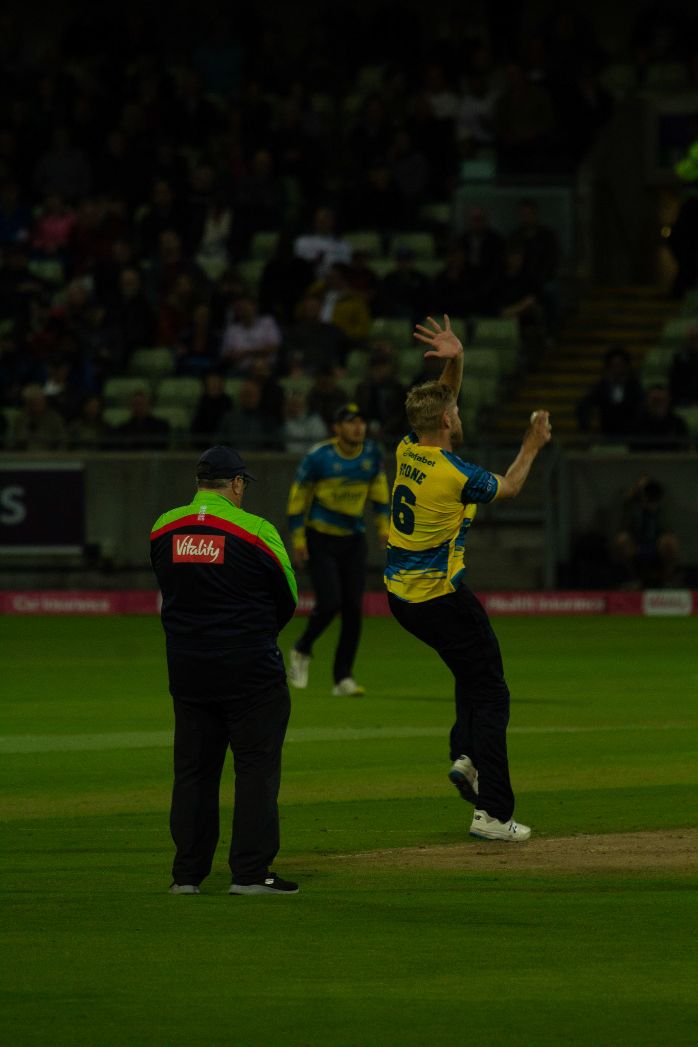 Olly Stone to finish off the innings