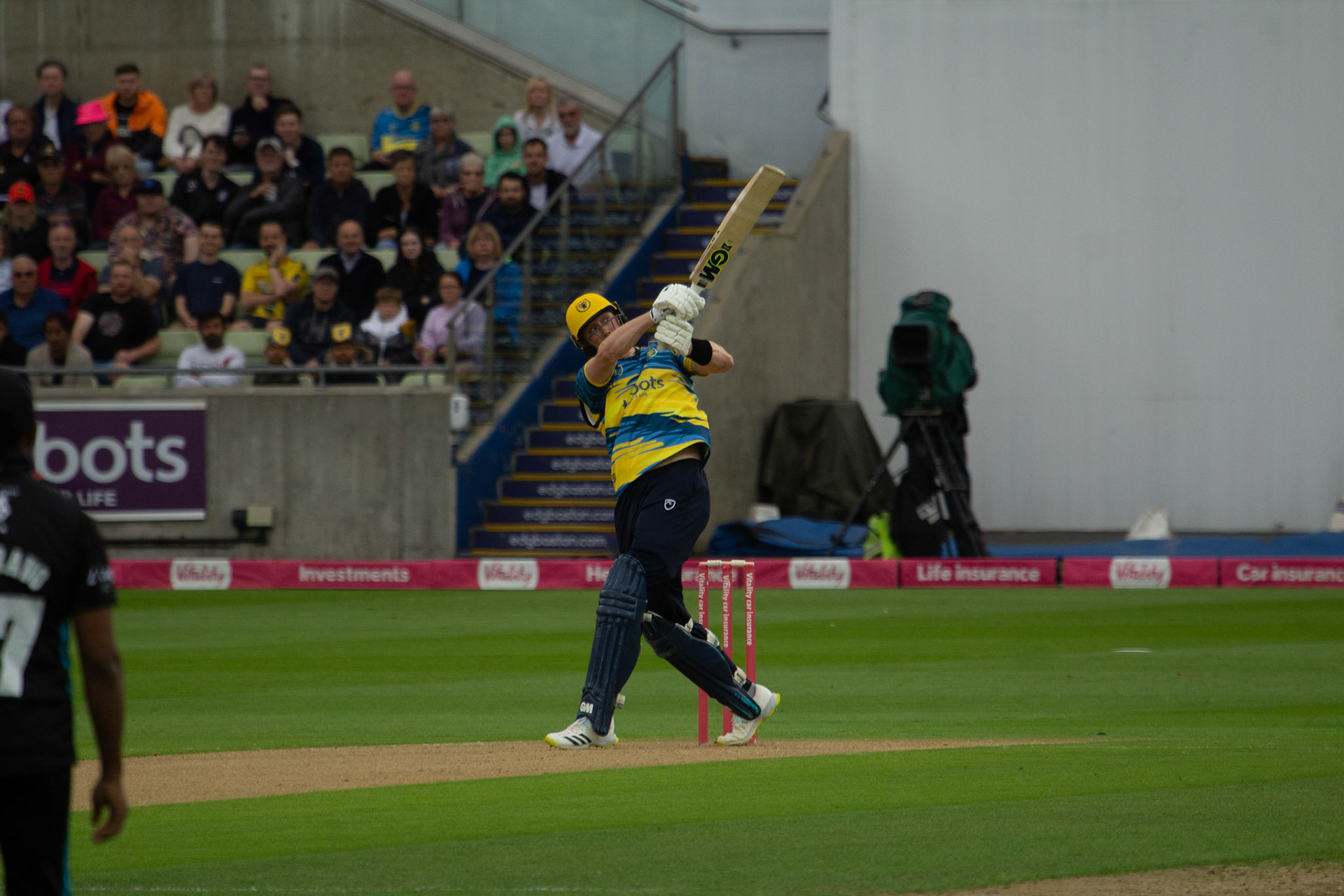 Hose swats it over square leg