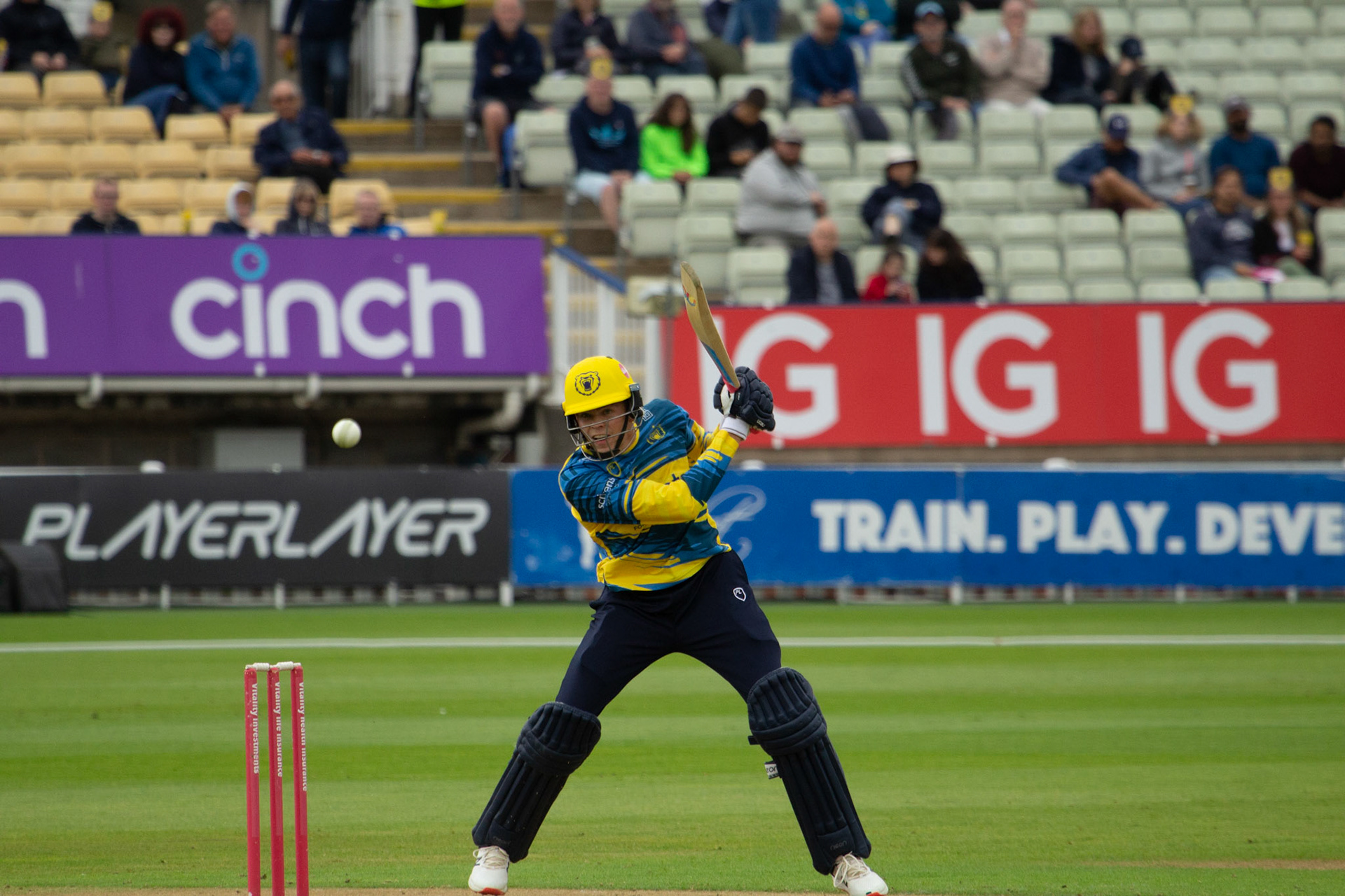 Brookes cuts through the covers