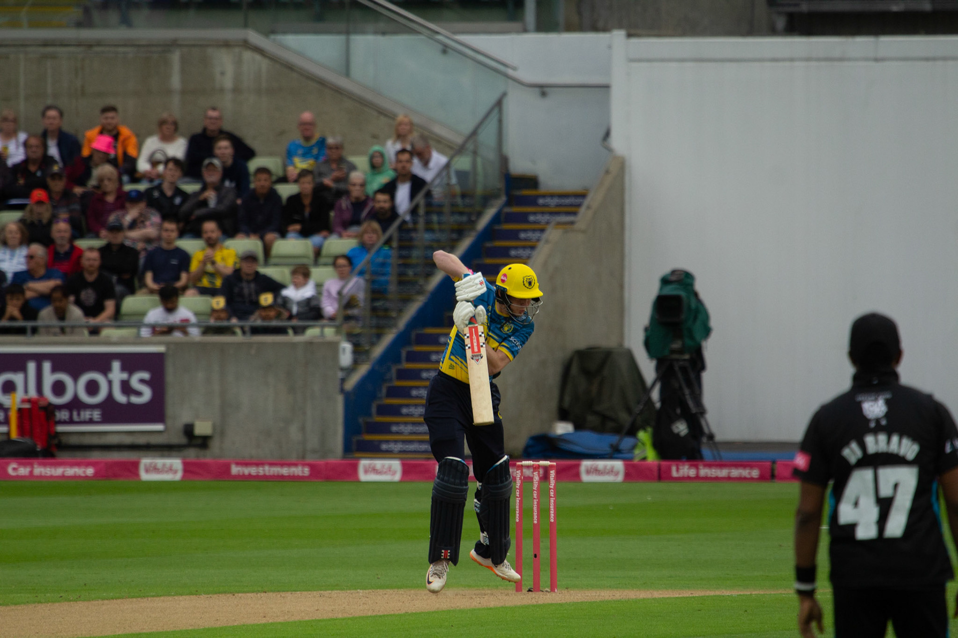 Dan Mousley on his toes