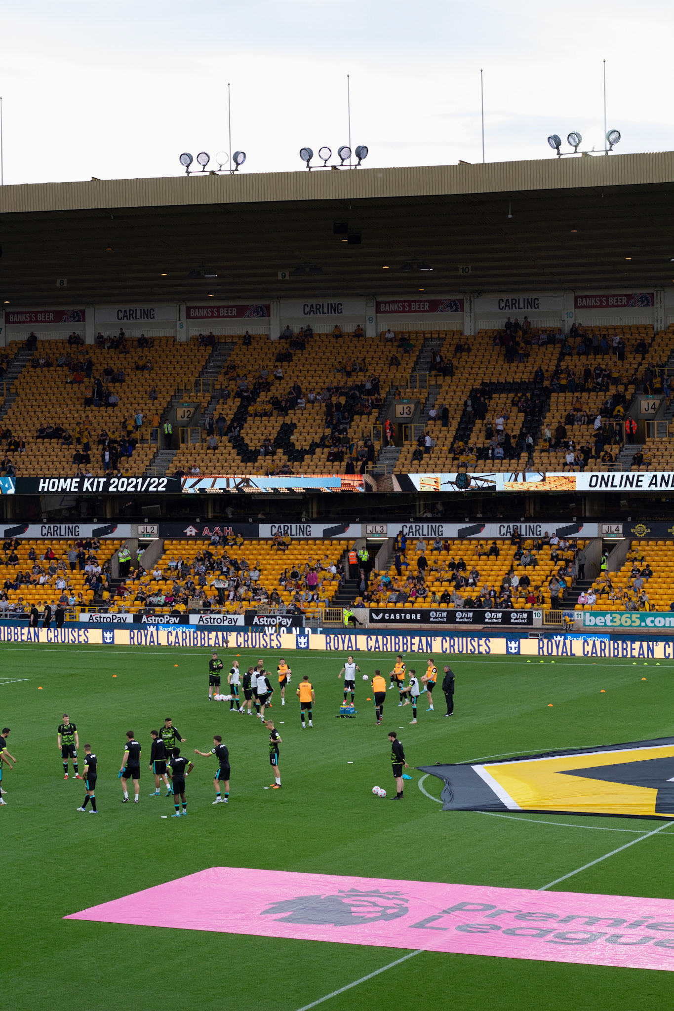 Wolves warmup vs Norwich 21/22