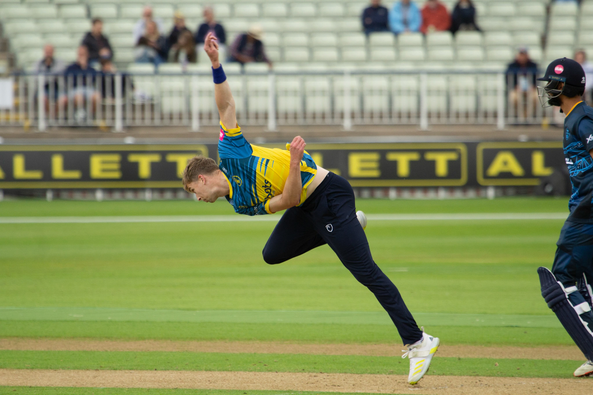 Miles follows through