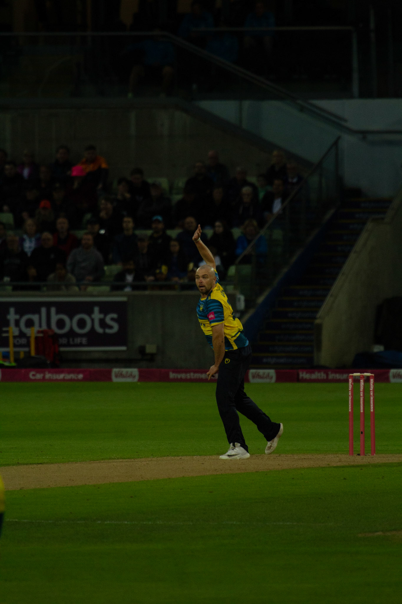 Lintott watches the follow through