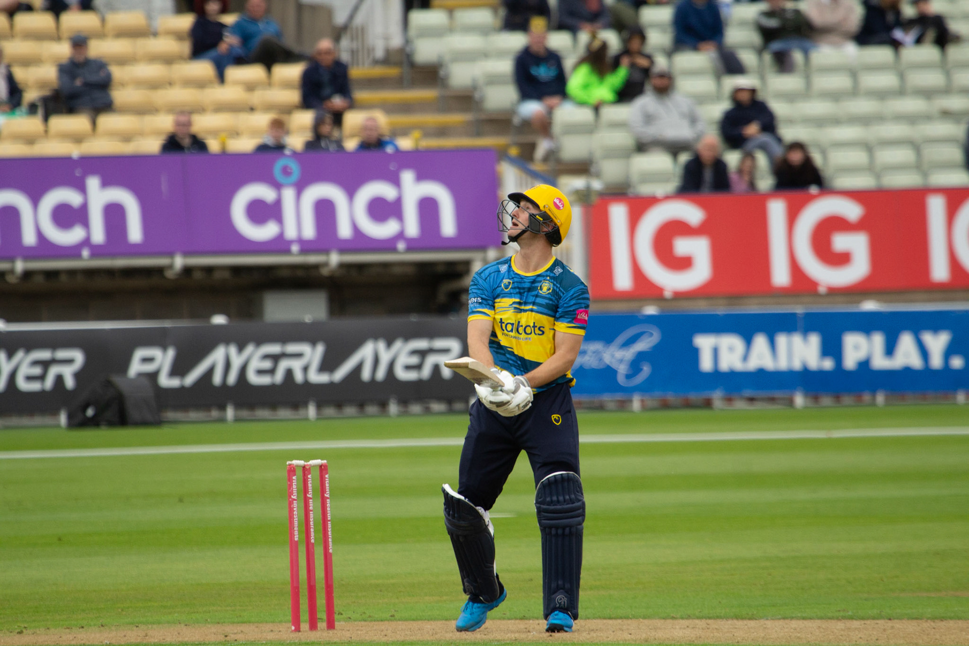 Chris Benjamin looks at his miscued upper-cut