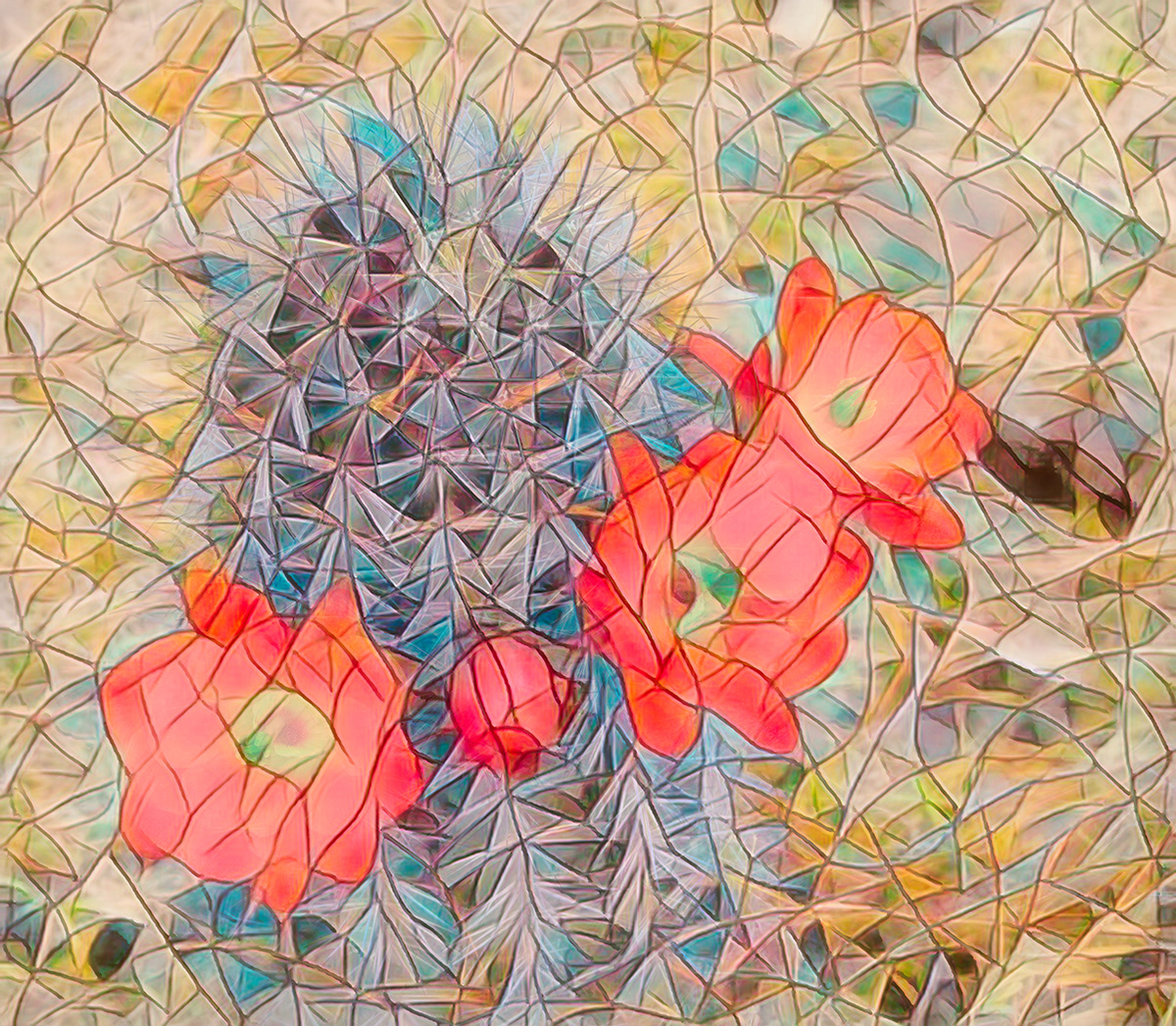 glass cactus