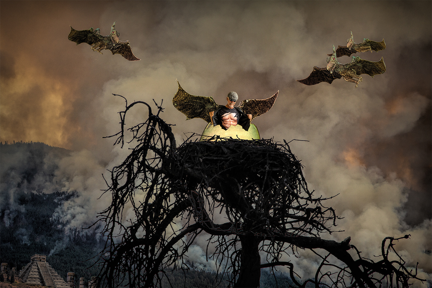 Behold , the pterodactyl king!