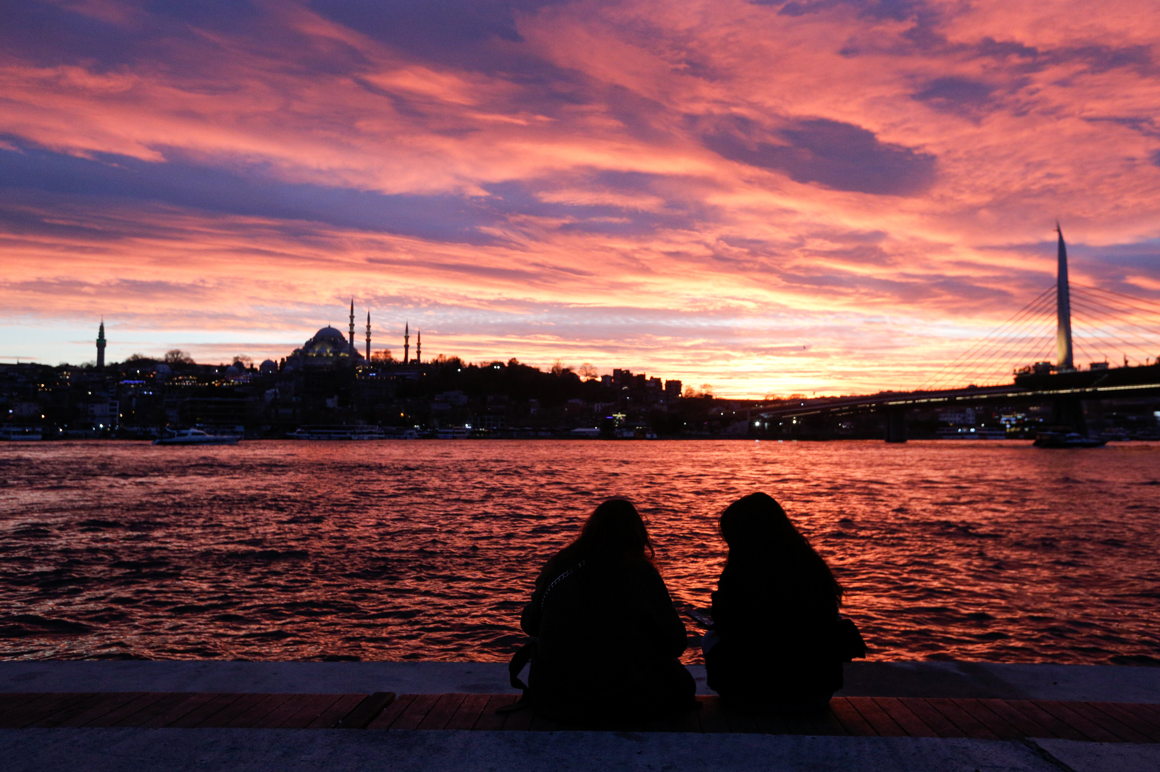 Sunset İn İstanbul Türkiye