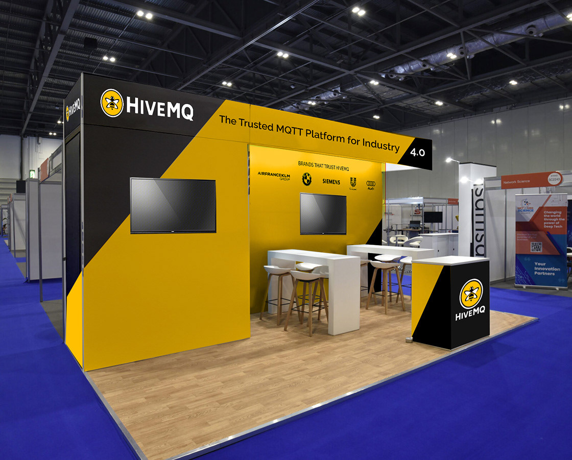 Birmingham Smart Factory Expo booth mockup