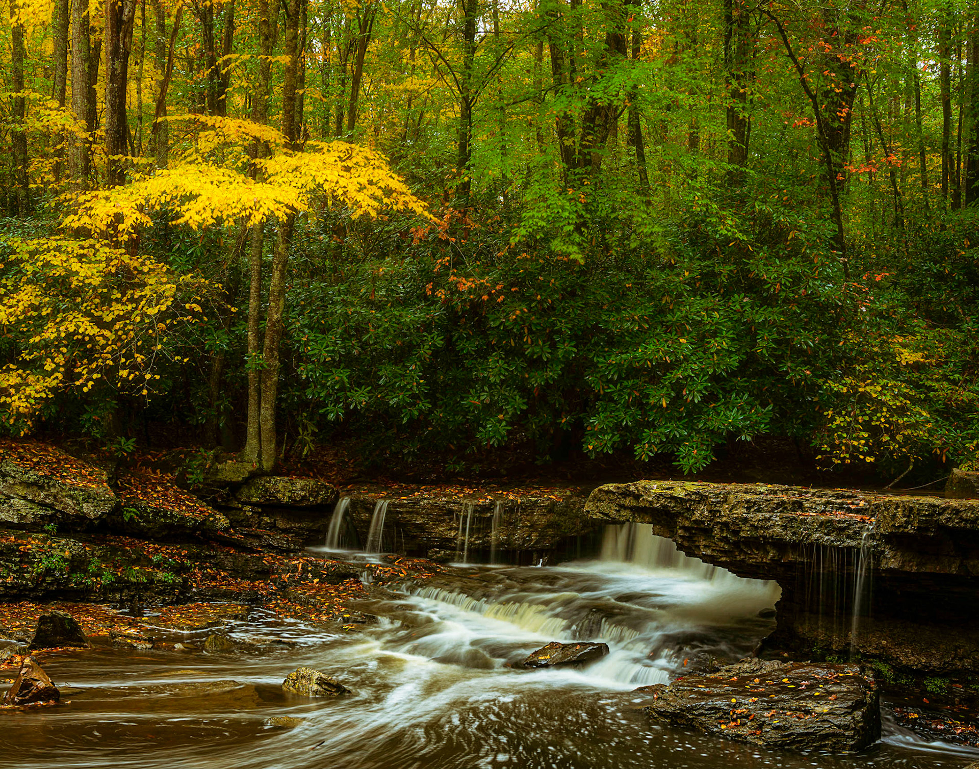 Hidden waterfalls