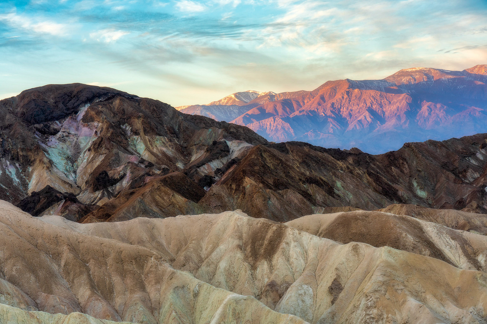 Early morning at Zabriskie Point