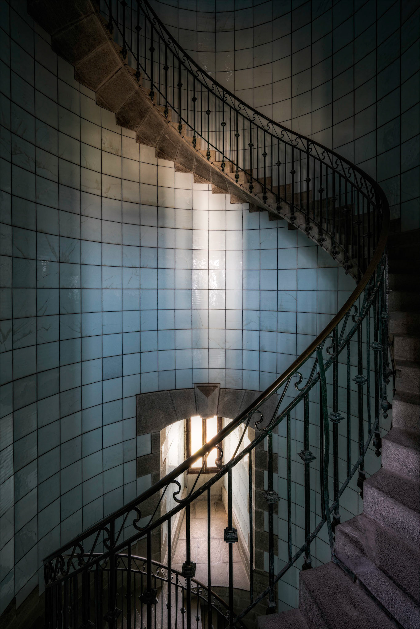 Eckmuhl lighthouse stairway