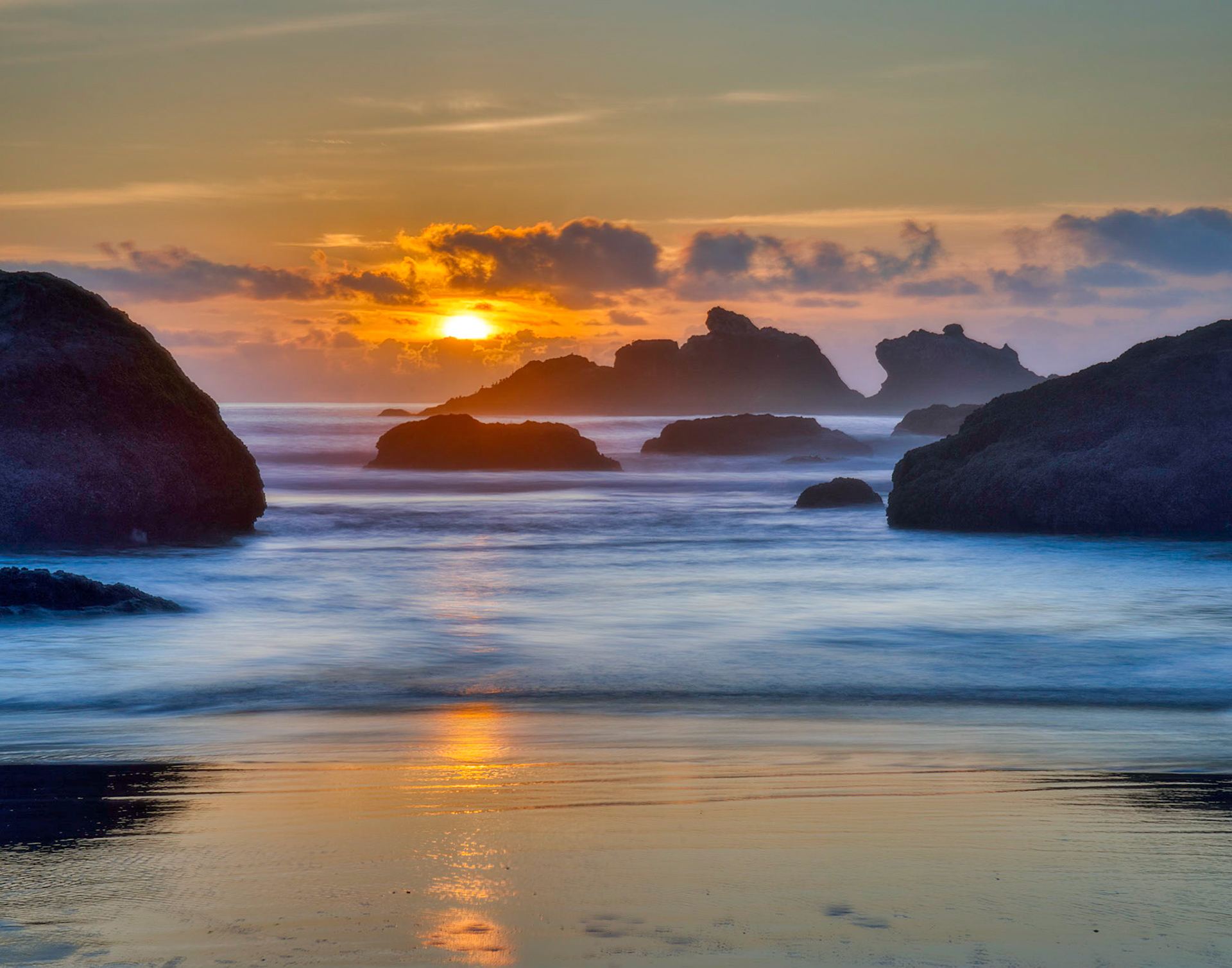 Bandon Beach sunset