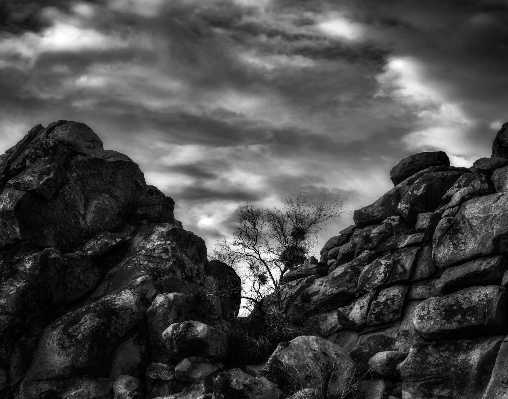 Between a rock and a hard place