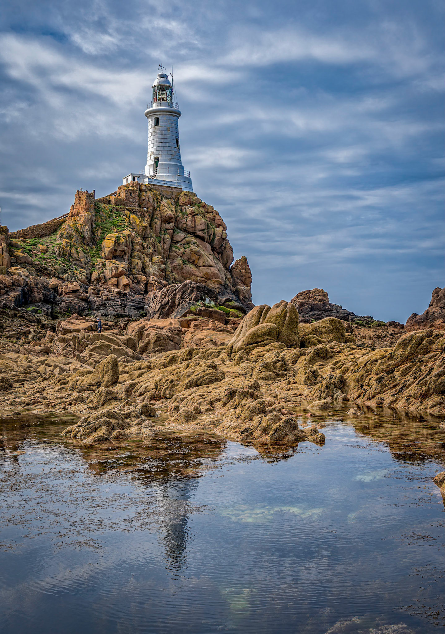 La Corbiere lighthouse reflection