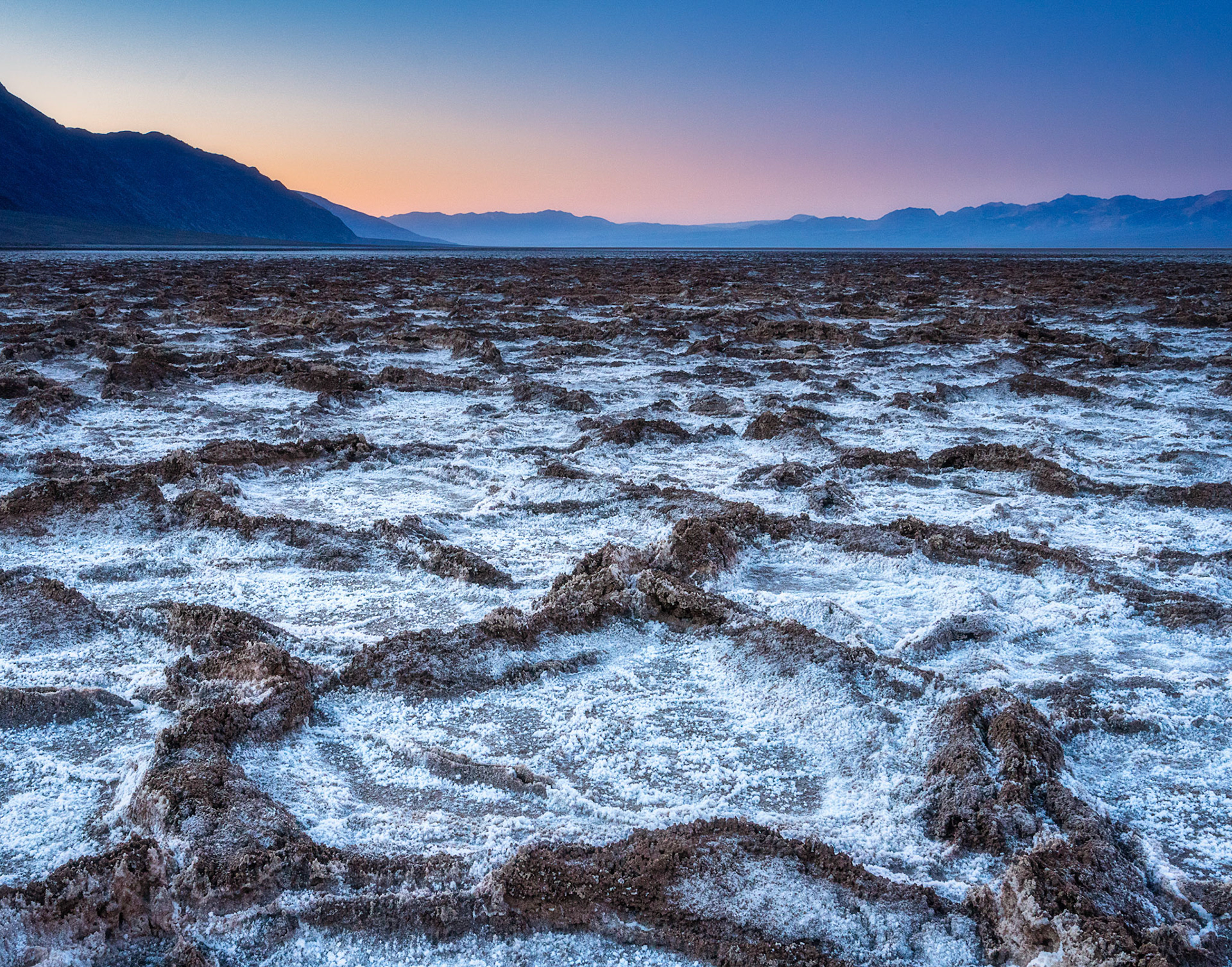 Badwater salt patterns