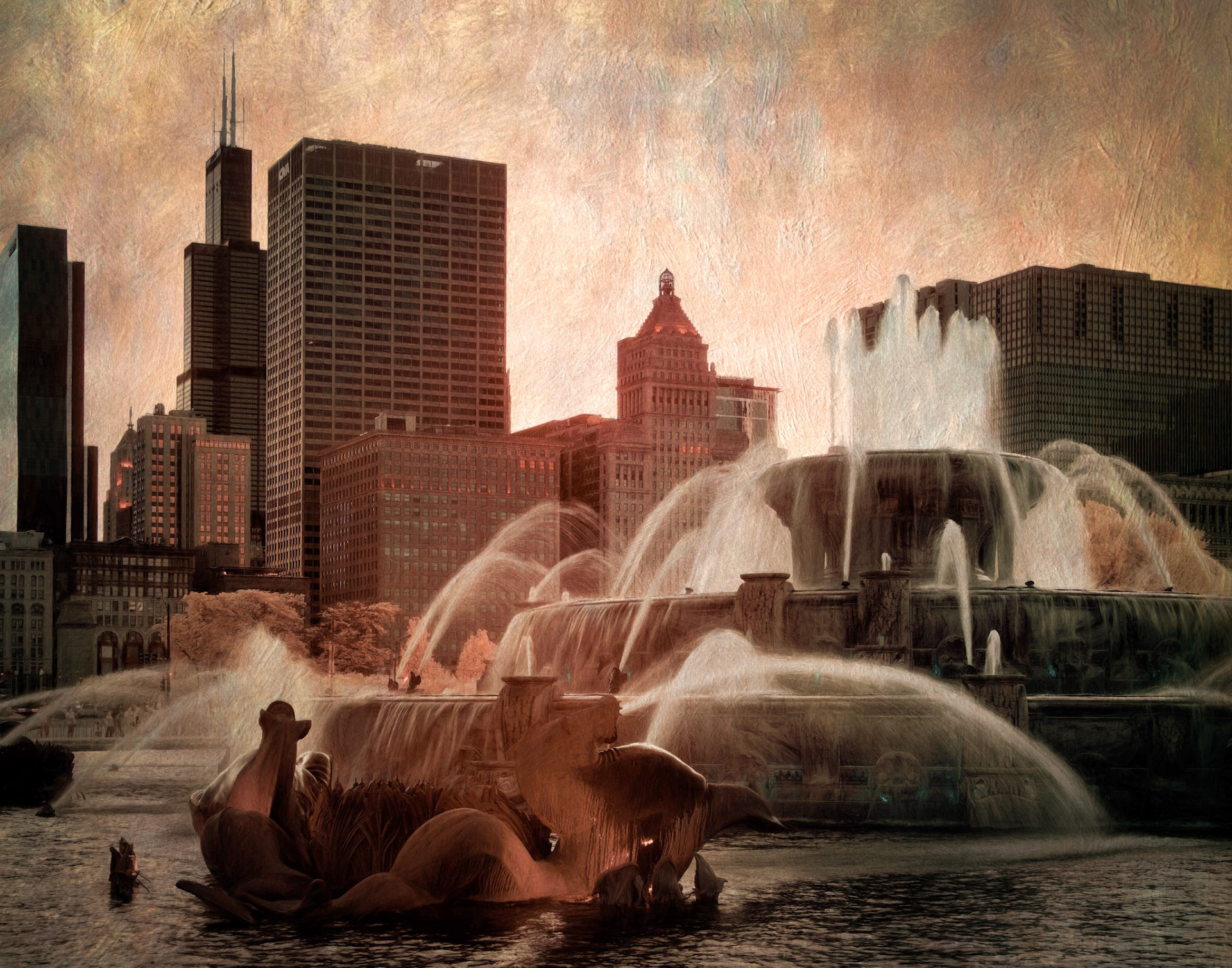Buckingham Fountain - IR