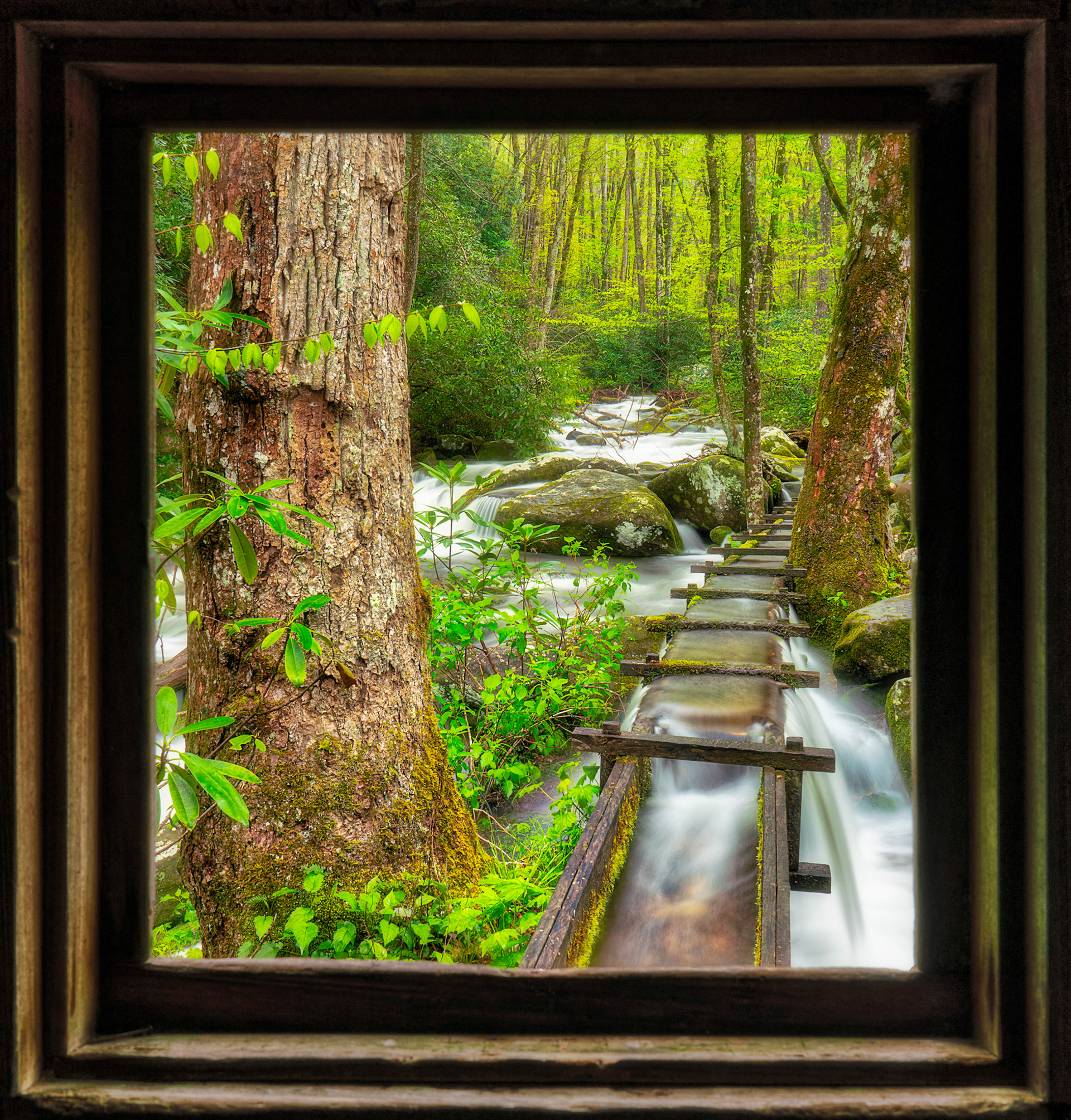 Grist mill window