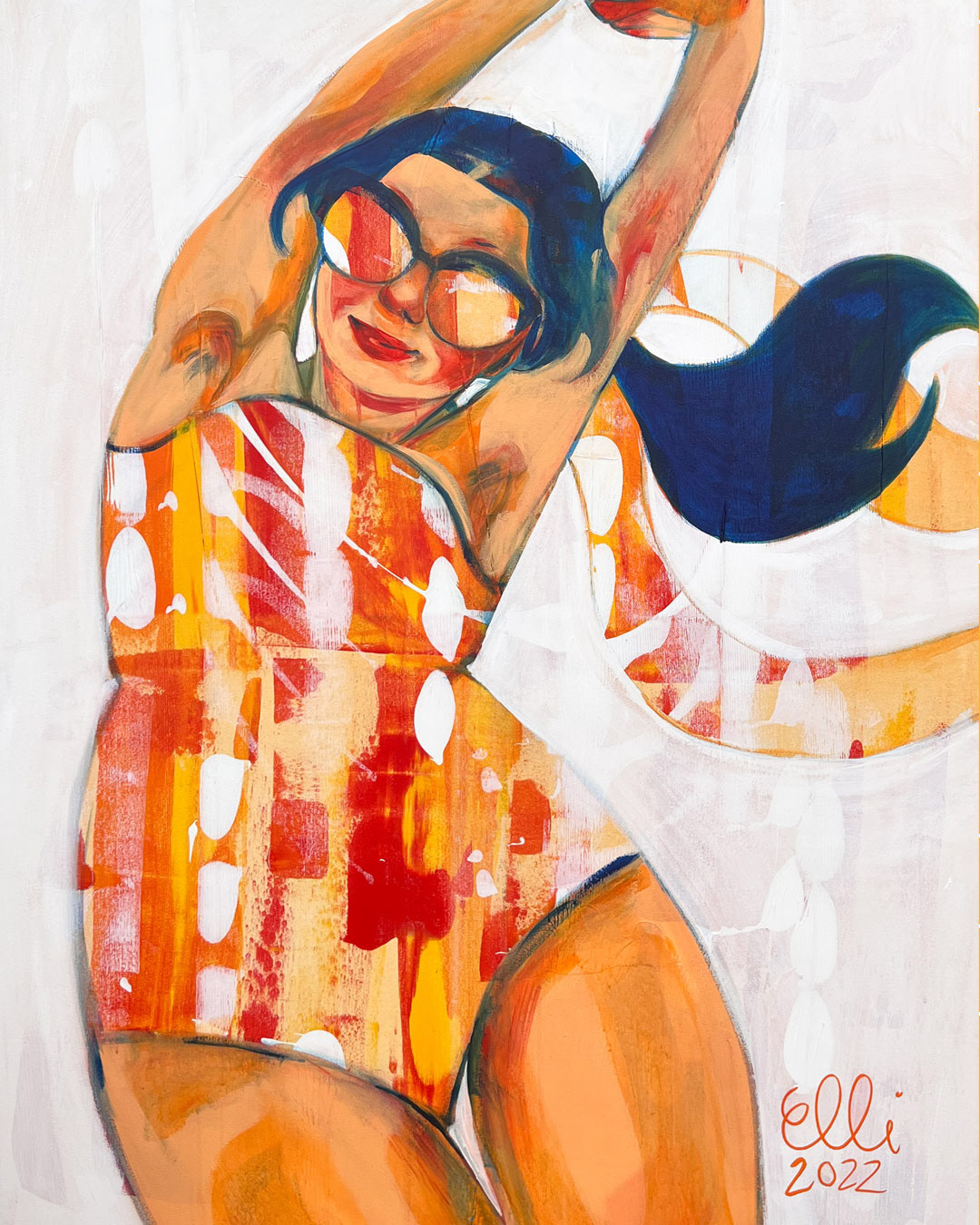 Design reflects Elli Maanpää's painting's summery charm.