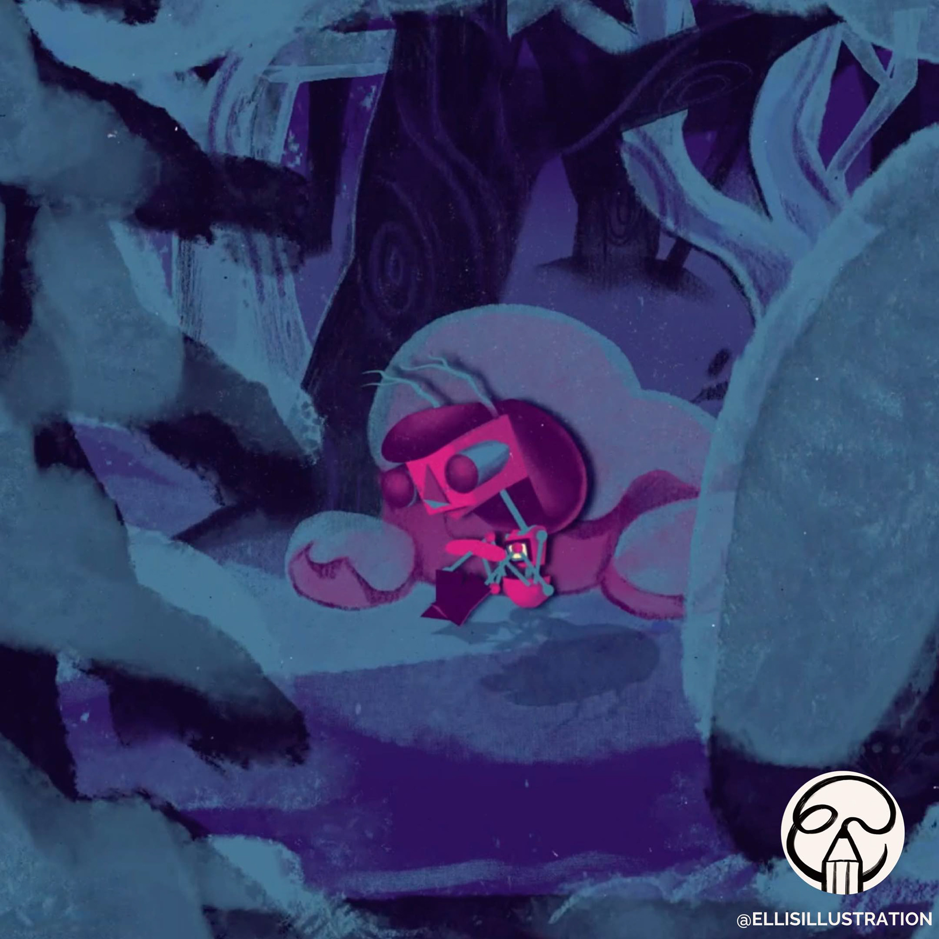 Pihka, an imaginary friend of a child who has outgrown the need for such companionship, finds itself alone in a snowy forest.