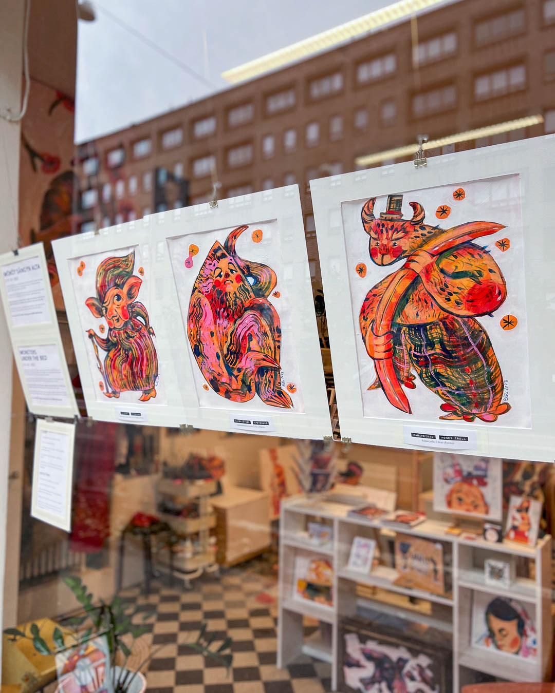 Explore these three monsters in Maanpää's AR installation.