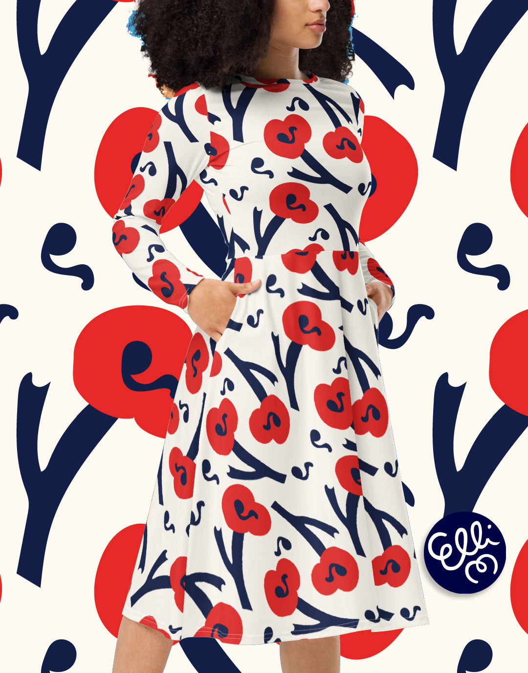 Contemporary flower pattern designs from Helsinki. 