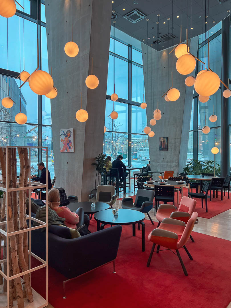 The paintings are exhibited at Clarion Helsinki.