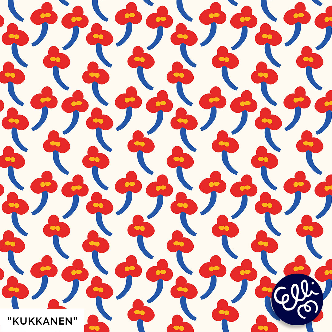 Unique art style: Vibrant flower patterns.