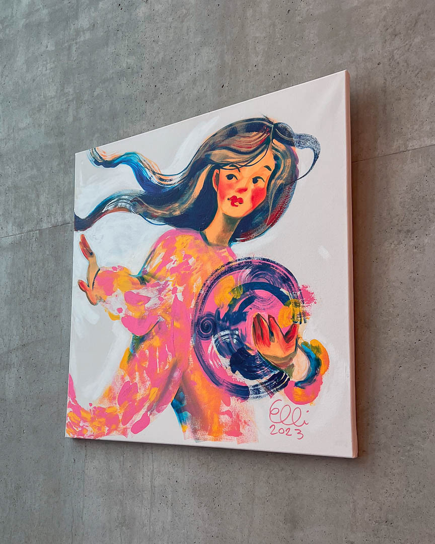 In Helsinki, visual artist Elli Maanpää created 'Power Lady'.