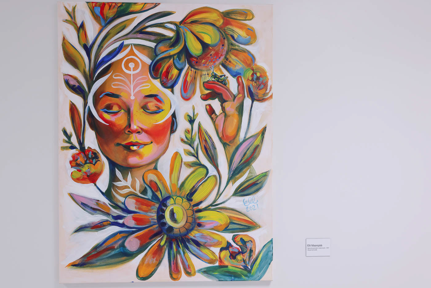 The acquisition of my painting "Indescribable Peace of Mind" to the Adolescent Psychiatry ward by Satasairaala Hospital in Pori, Finland, is profoundly touching.