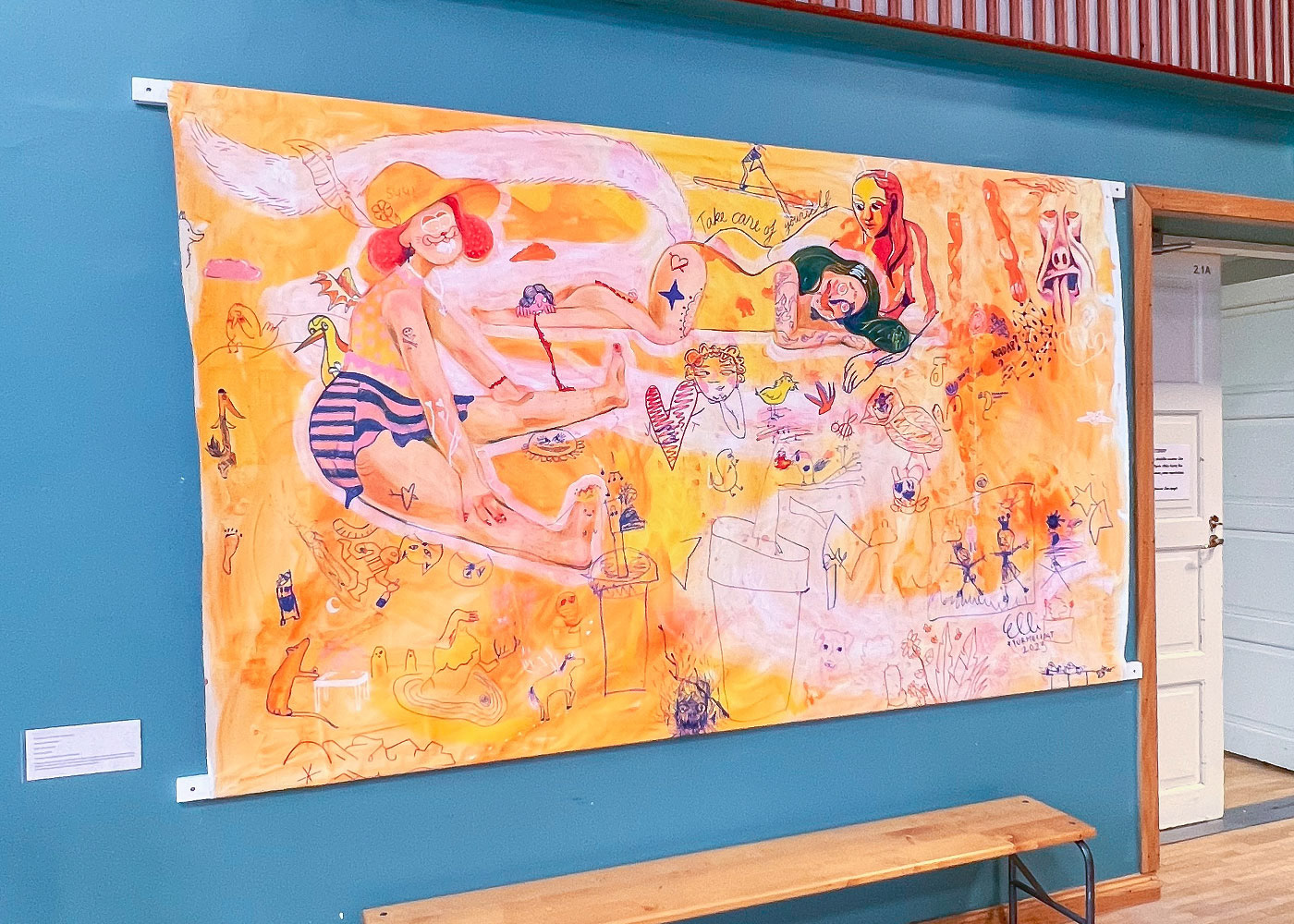 "Saboteur: Beach Guards" by visual artist Elli Maanpää is now part of Lohja Museum's public art collection.