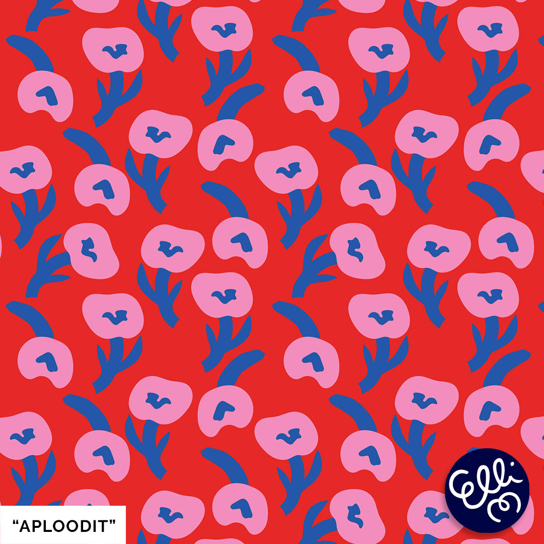 Graphic floral patterns with Finnish charm.