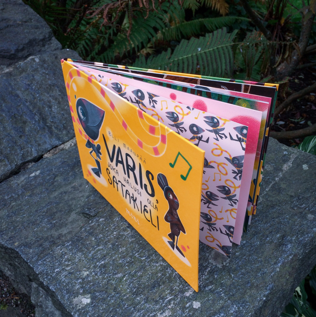 This colorful picture book is brought to life with cute drawings and illustrations.