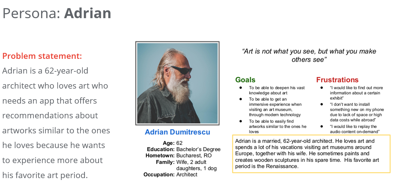 Case Study persona image