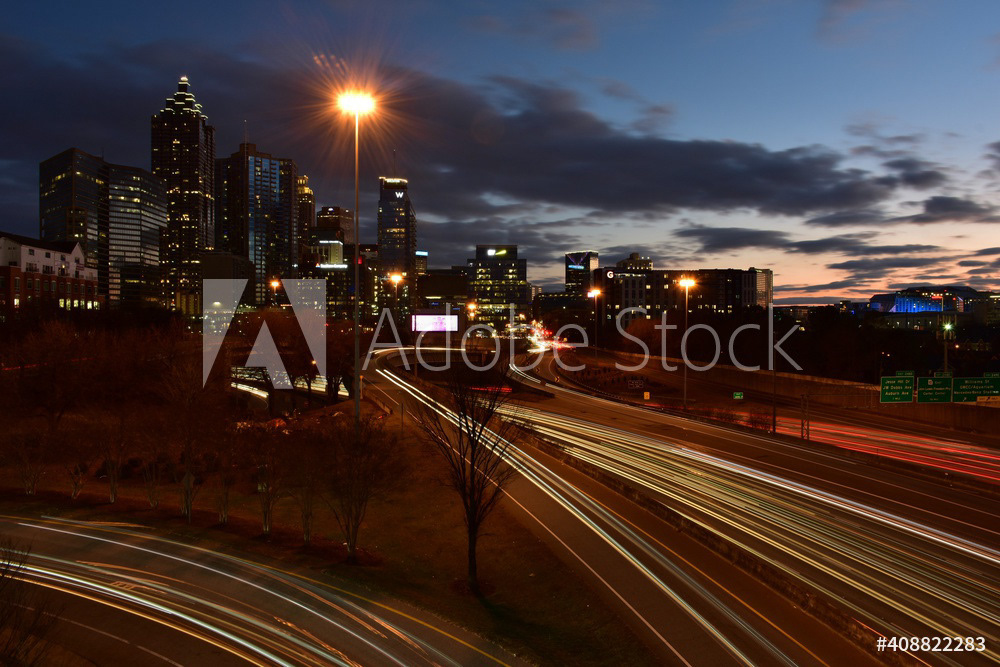 Downtown Atlanta Sunset