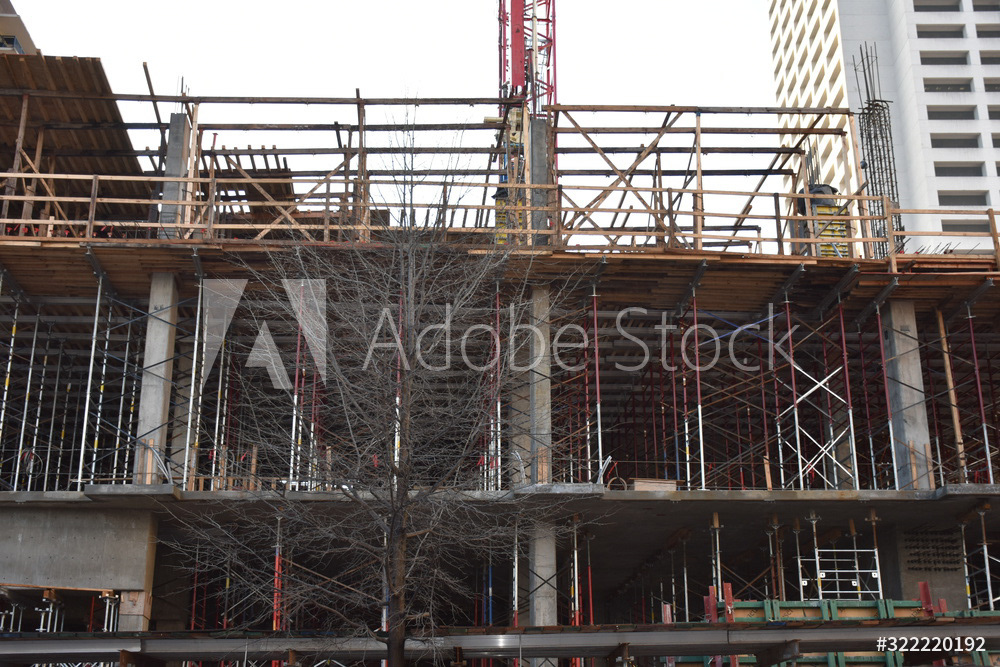Midtown Atlanta High Rise Under Construction