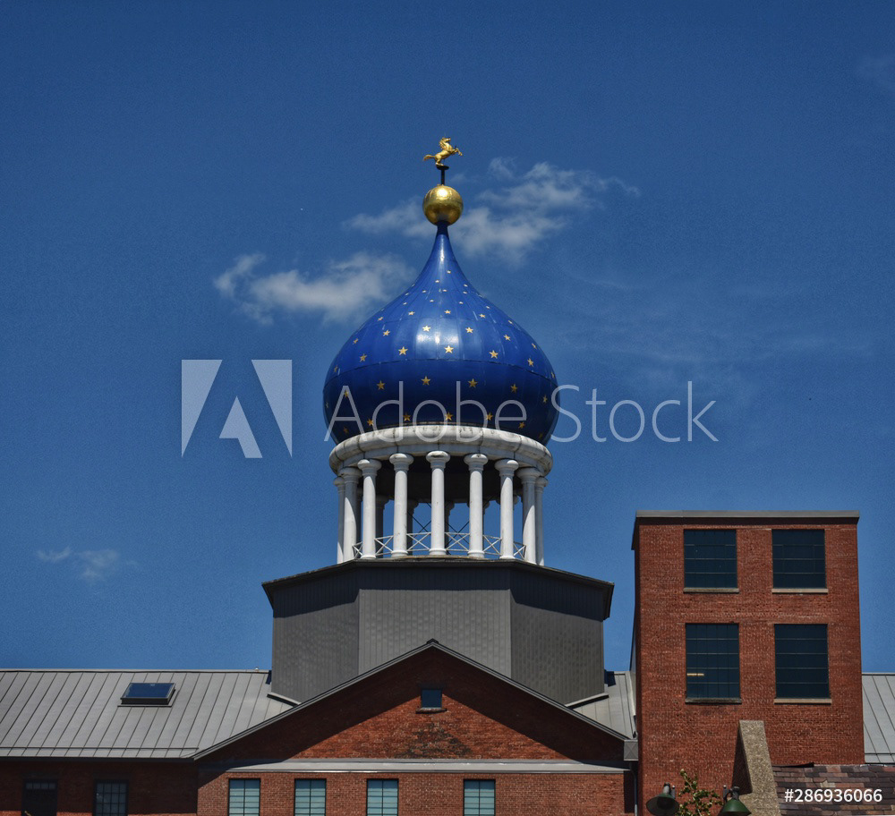 Blue Dome At The Colt Armory in Hartford, CT