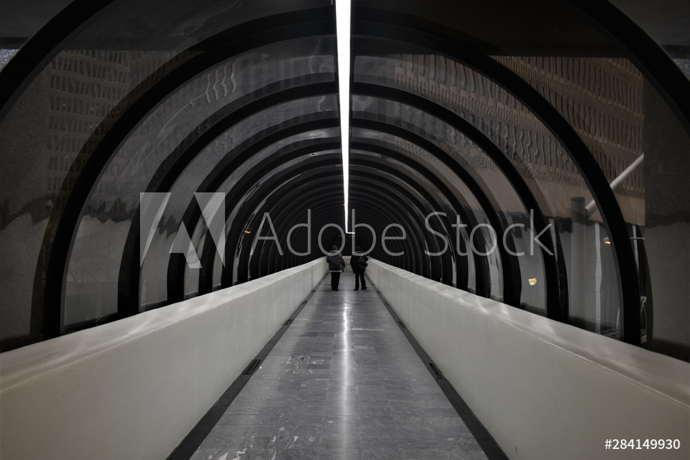 Pedestrian Skywalk in Downtown Atlanta
